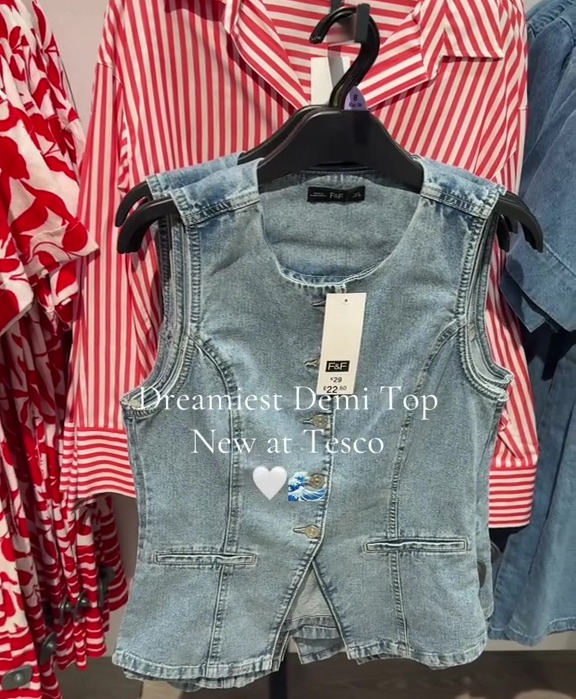 ‘OMG I need this!’ fashionistas say as supermarket drops £22 denim top perfect for spring & it works as a w...
