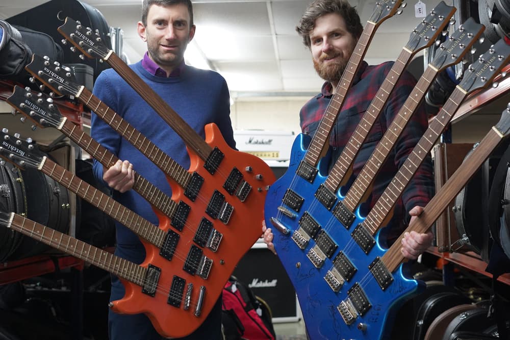 Two ‘very rare’ five-neck guitars to be sold at auction