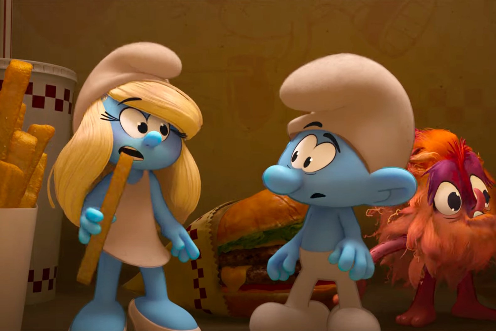 Rihanna Covers Belinda Carlisle in New 'Smurfs' Trailer