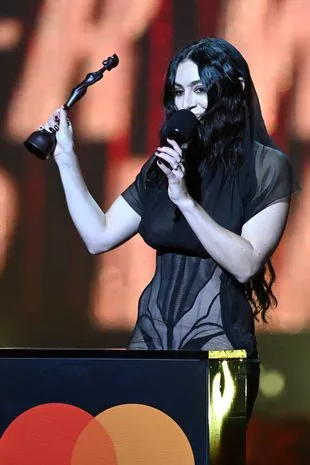 Charli xcx hits back as ITV tell her off for 'showing too much nipple' at BRITs