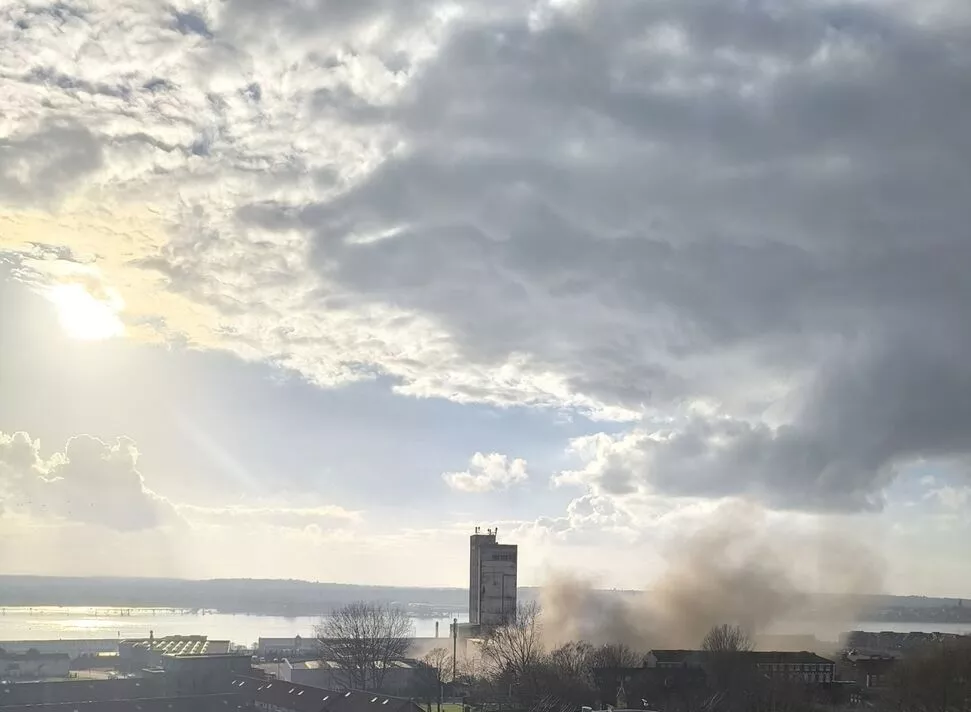 'Big bang' in major UK city as smoke seen for miles