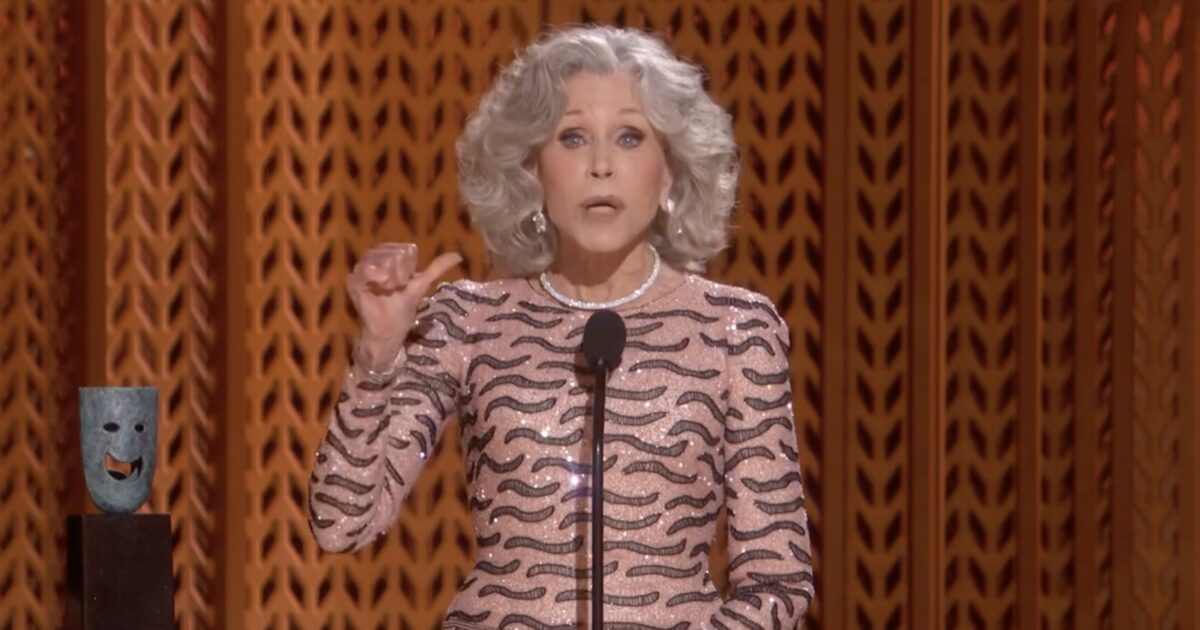 Hanoi Jane Fonda Doubles Down on Woke Nonsense, Takes Jabs at Trump at SAG Awards (VIDEO)