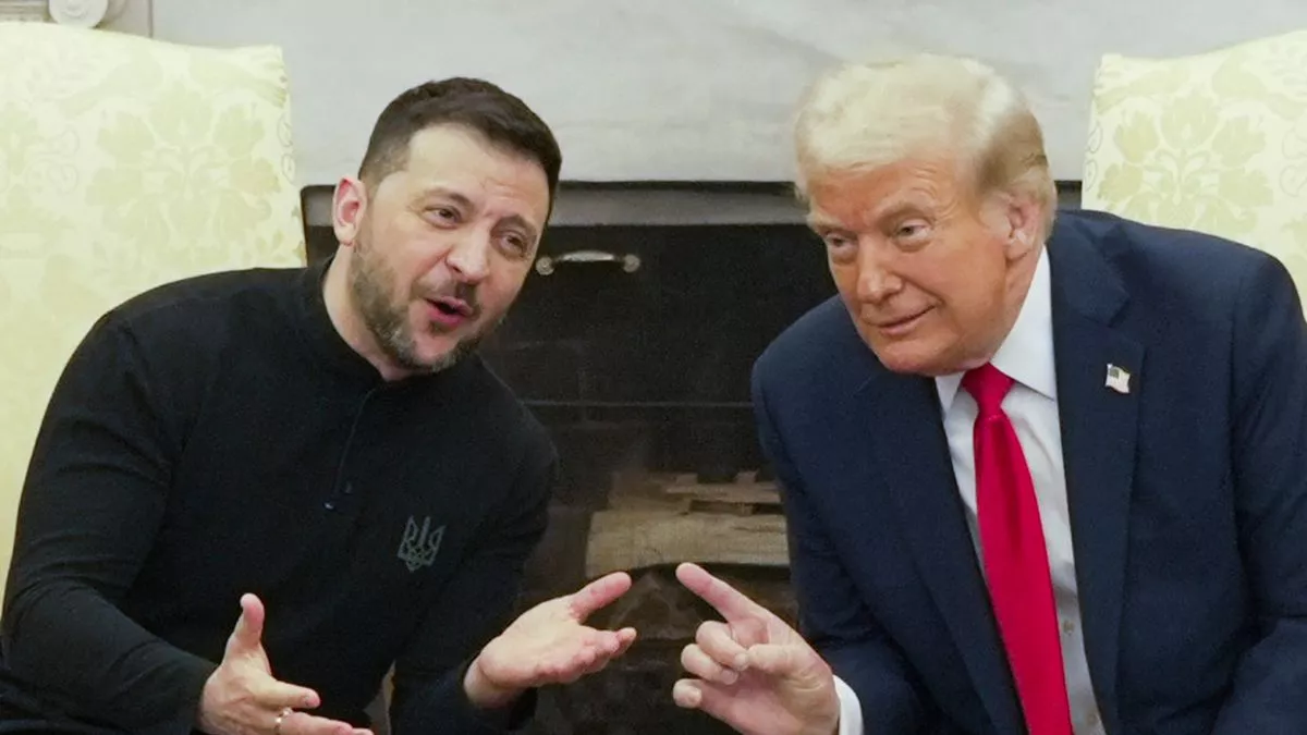 Zelensky issues ultimatum for Trump as he arrives in UK after White House chaos
