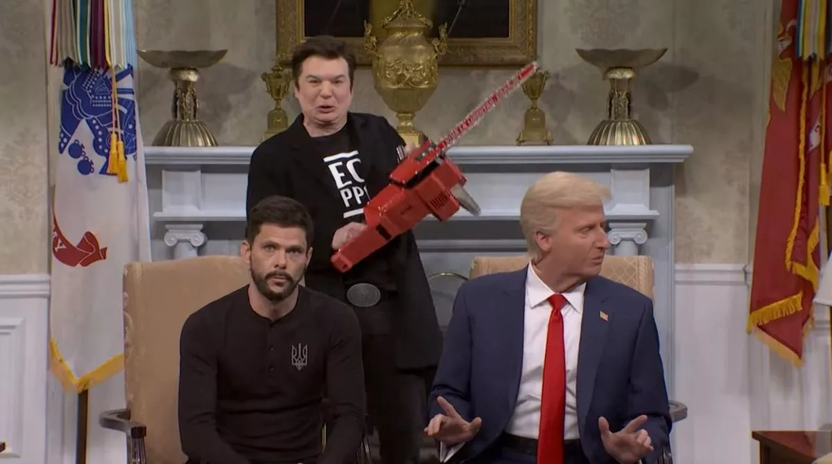 Saturday Night Live praised after recreating heated Trump and Zelensky clash