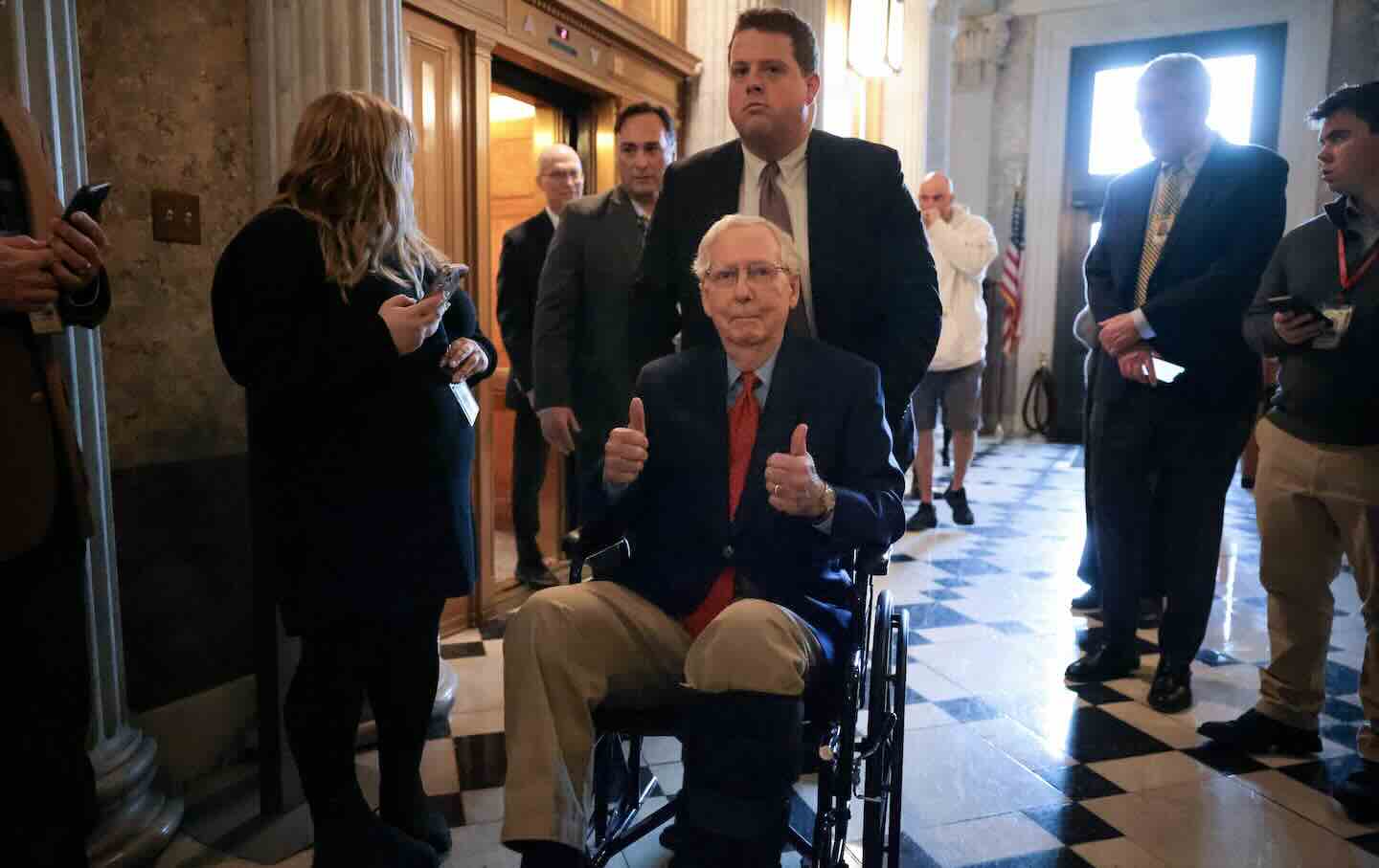Mitch McConnell’s Desperate Bid for an Honorable Political Legacy