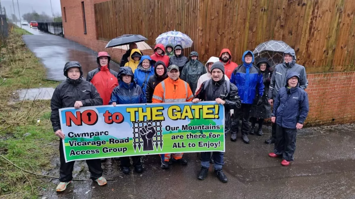 Gates of wrath - as locals rage over barrier closing historic mountain path