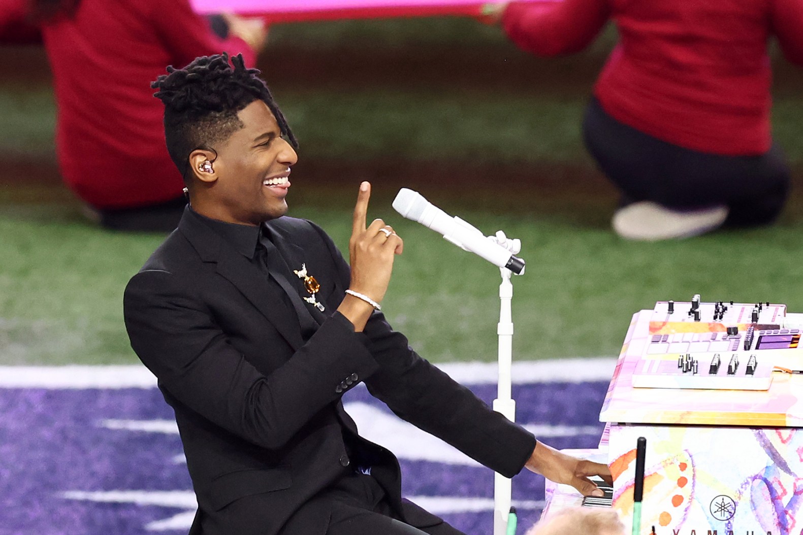 Super Bowl 2025: Jon Batiste Performs the National Anthem