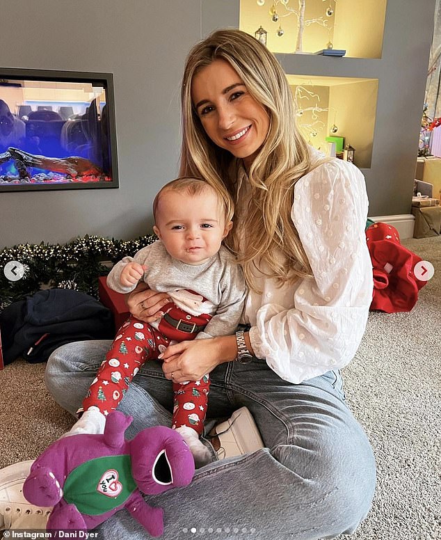 Dani Dyer hits back at mums who criticise her son hitting milestones