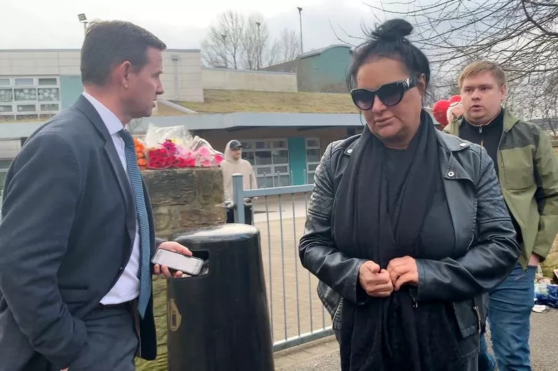 Family of boy, 15, stabbed to death visit school to see where attack happened