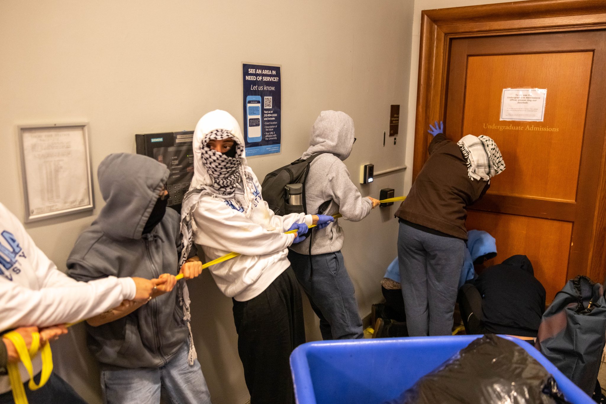 Columbia Encampment Leaders Sue School for 'Psychological Harm'—and Tap Professional Anarchist Who Stormed Campus Building as Their Rep