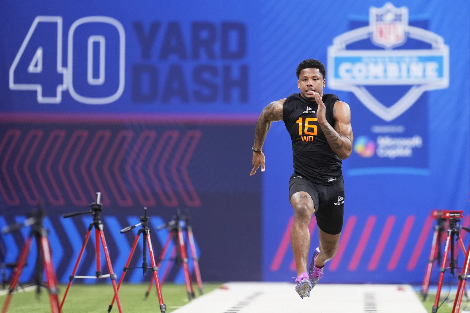 Longhorns keep title of NFL scouting combine's fastest receiver with Matthew Golden's 4.29-second 40