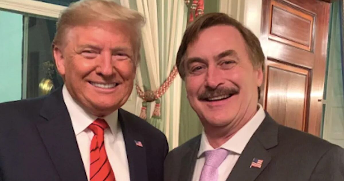 President Trump Gives a Tremendous Thank You To Election Integrity HERO Mike Lindell at CPAC - 