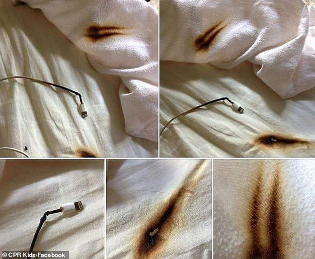 This could happen if your kids sleep with devices charging in bed 