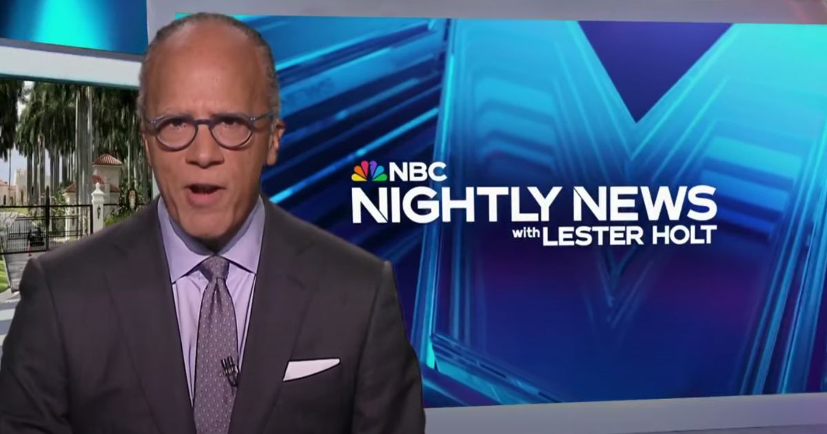 JUST IN: Trump-Hater Lester Holt Stepping Down as 