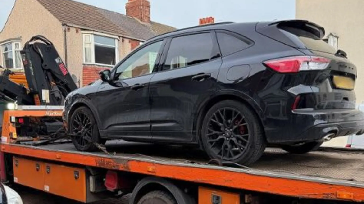 Middlesbrough driver seen inhaling gas flees from police