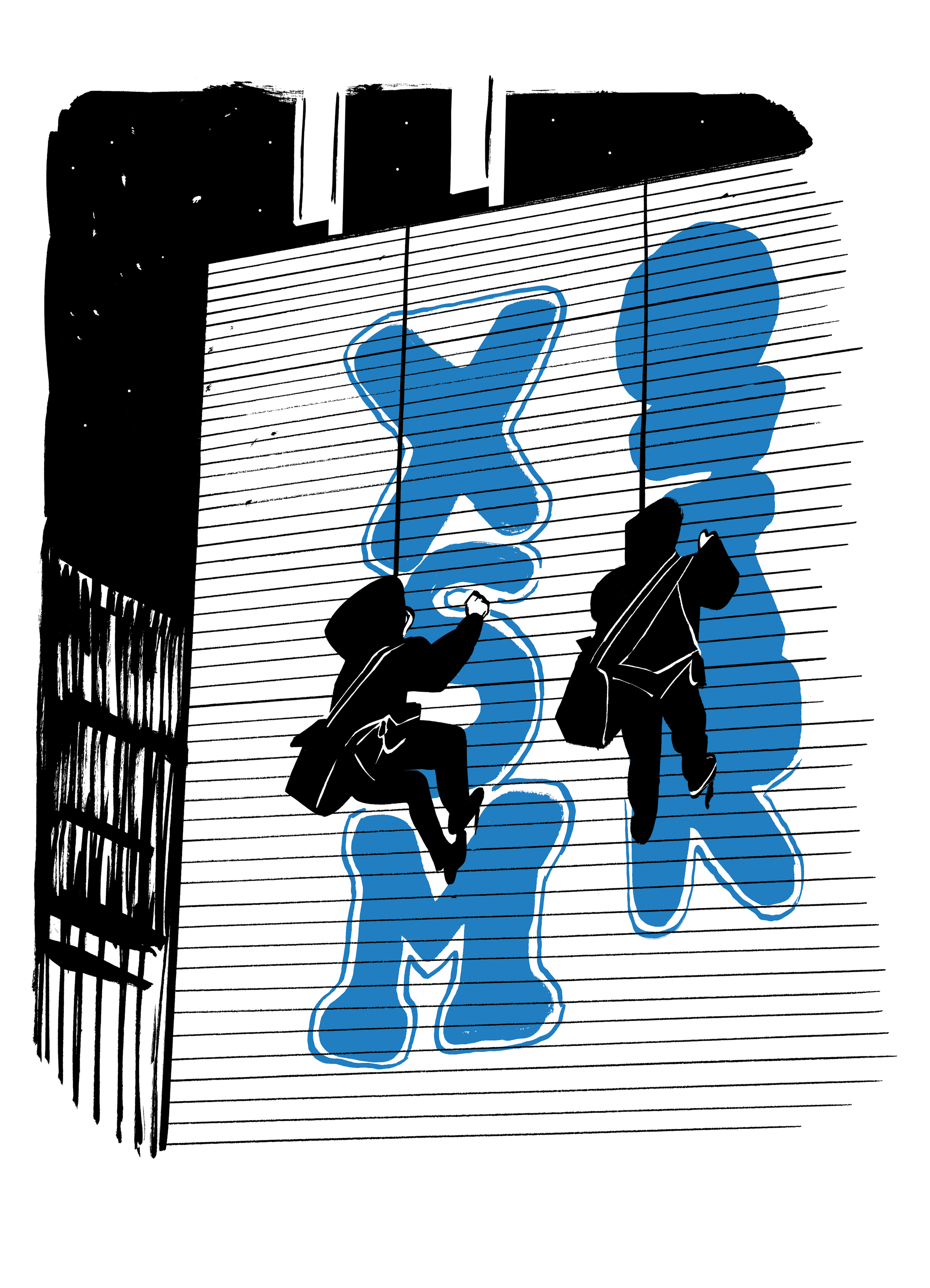 How to Tag a Skyscraper, Six Hundred Feet Up