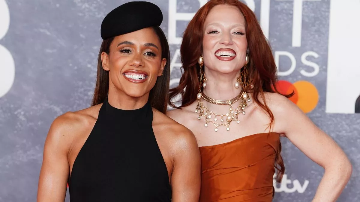 Alex Scott and Jess Glynne stun at BRITs after sad confession about relationship