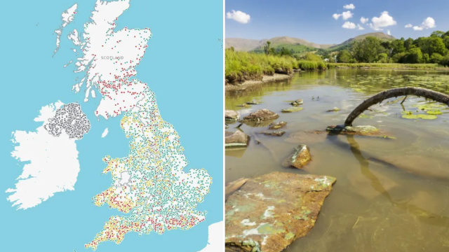 Rain sparks 470 sewage spills across England - and almost half are still active