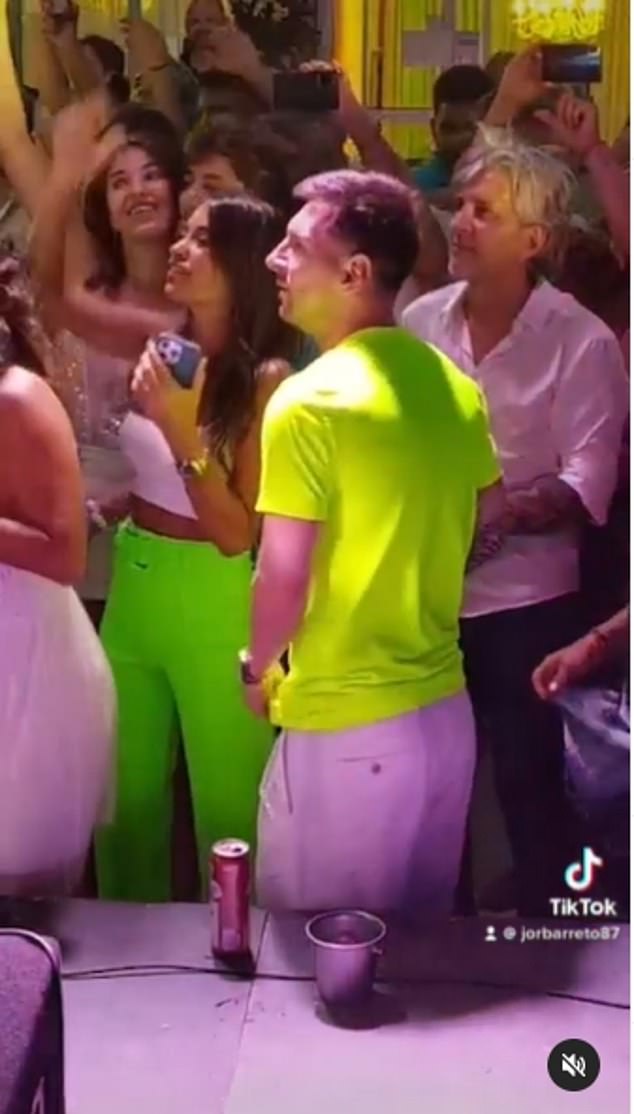 Messi making most of winter break as he enjoys concert with his wife