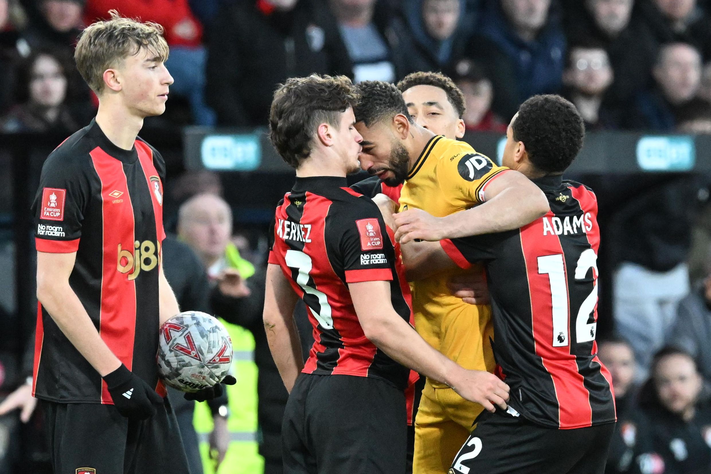 Wolves star Matheus Cunha could face huge ban as Bournemouth fume at ‘punch, kick and headbutt’ red card ra...