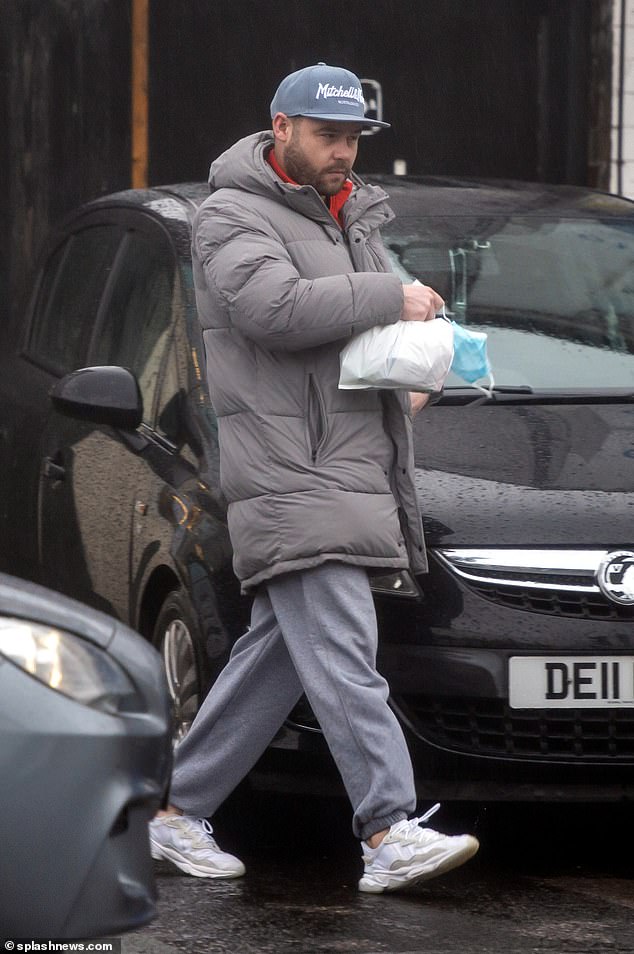 I'm A Celebrity's Danny Miller wraps up warm in padded coat